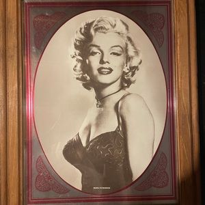 Marilyn Monroe Framed Foil Picture